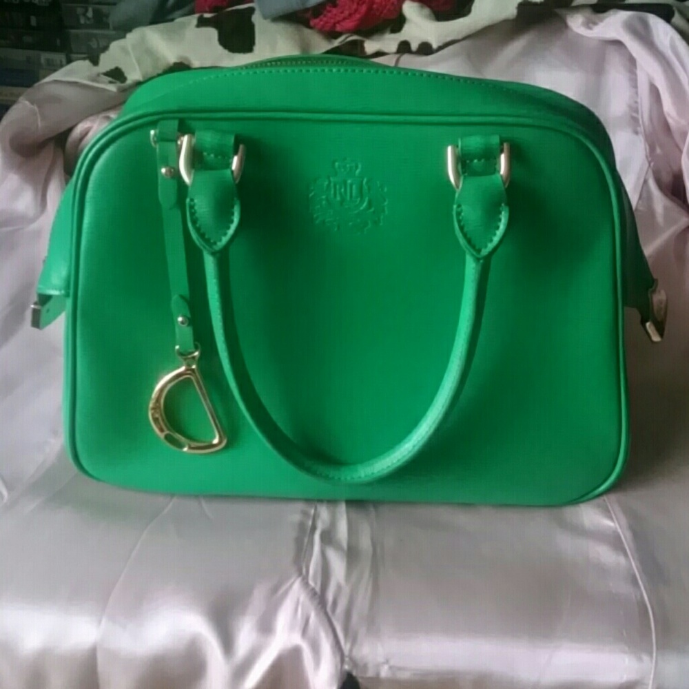 Lauren Ralph Lauren Emerald Green Purse